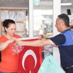 Canik Belediyesi Caddeleri Sokakları Türk Bayrağıyla Donattı