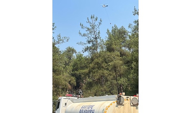 Kartepe Belediyesi’nden Yangın Söndürme Çalışmalarına Destek