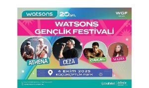 4. Watsons Gençlik Festivali 4 Ekim’de KüçükÇiftlik Park’ta!