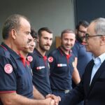 Baraçlı’dan itfaiyecilere moral ziyareti