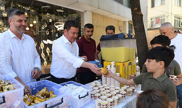Başkan Aydın, vatandaş ve esnafla buluşmaya devam ediyor