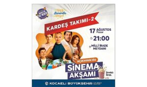 Büyükşehir’le açık havada sinema keyfi bir başka
