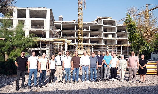 Ege Üniversitesinde dev teknopark kompleksi hızla yükseliyor