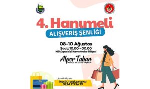 İnegöl’de Hanımeli Alışveriş Şenliği Başlıyor: Üç Gün Alışveriş Keyfi