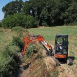 Sulama kanallarında hummalı temizlik