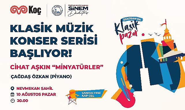 Üsküdar’da ”Klasik Pazar” serisi yeniden başlıyor