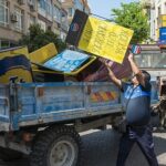 Yenişehir Belediyesi kaldırım ve yol işgallerine geçit vermiyor