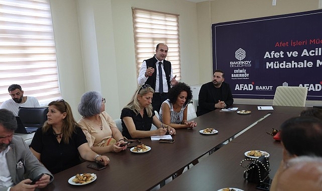 Bakırköy’de Muhtarlarla Deprem Hazırlık Toplantısı