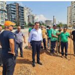 Başkan Abdullah Özyiğit iki mahallede çalışmaları yerinde inceledi