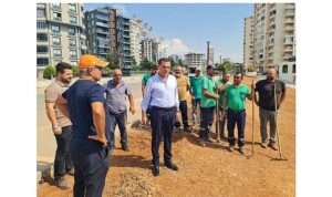 Başkan Abdullah Özyiğit iki mahallede çalışmaları yerinde inceledi