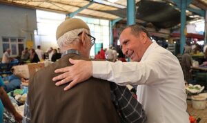 Başkan Aydın’dan Pazar Esnafına Ziyaret