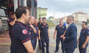 Başkan Sezer Kahraman İtfaiyecilerin Haftasını Kutladı