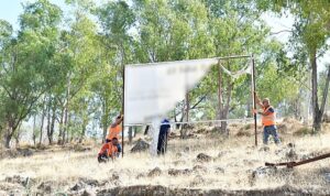 Belediye ekipleri kent estetiği ve güvenlik için sahada