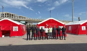 Bu çadırlar Büyükşehir itfaiyesini daha güçlü kılacak