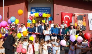Burhaniye Belediyesi Nurten Aslan Çocuk Gündüz Bakımevi Açıldı
