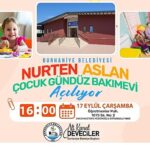 Burhaniye Belediyesi Nurten Aslan Çocuk Gündüz Bakımevi Açılıyo