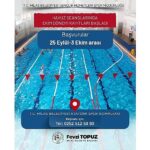 Kapalı Yüzme Havuzunda Kış Döneminin Ekim Ayı Kayıtları Başlıyor