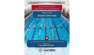 Kapalı Yüzme Havuzunda Kış Döneminin Ekim Ayı Kayıtları Başlıyor
