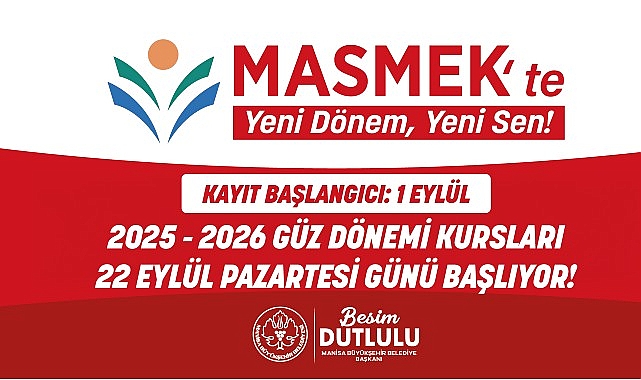 MASMEK’te Yeni Dönem Kayıtları Başladı