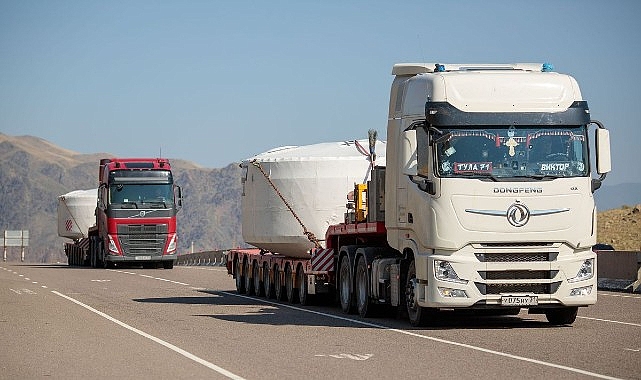 Rosatom’un Rüzgâr Parkı İnşası İçin İlk Parçalar Kırgızistan’a Teslim Edildi