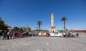 Sağlıklı yaşam ve temiz çevre için pedalladılar