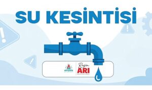 Yaşanan Arıza Sebebiyle İl Genelinde Su Kesintisi Yaşanıyor