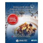 Balçova’da Unutulmuş Lezzet Gerdan Tatlısı ile Mahalleler Arası Tatlı Rekabeti Başlıyor!