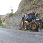 Büyükşehir’den Manavgat yollarında kış mesaisi