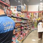 Canik Zabıtasından Grosmarket Denetimi