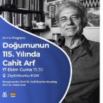 Doğumunun 115. Yılında Cahit Arf Anma Programı, Zeytinburnu Kültür Sanat’ta!