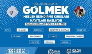 GÖLMEK kurslarında yeni dönem kayıtları 6 Ekim’de başlıyor