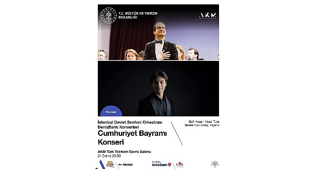 İstanbul Devlet Senfoni Orkestrası DenizBank Konserleri’nde bu hafta “Cumhuriyet” var!