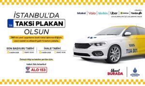 İstanbul’da bir taksi plakan olsun