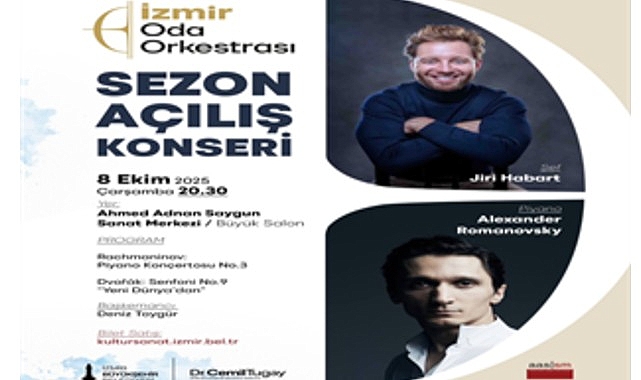 İzmir Oda Orkestrası 2025-2026 konser sezonunu açıyor