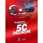 Kartepe Teleferik, 29 Ekim’de yüzde 50 indirimli