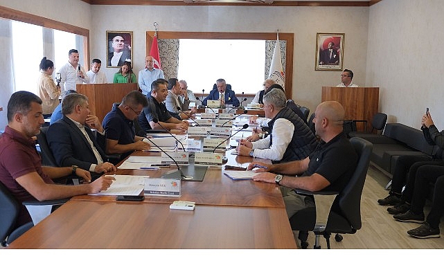 Kemer Belediyesi Ekim ayı devam meclisi yapıldı