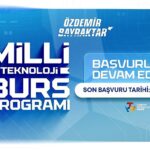 Özdemir Bayraktar Milli Teknoloji Burs Programına Başvurular 30 Ekim’de Sona Eriyor!