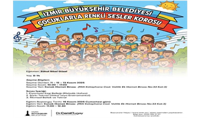 “Çocuklarla Renkli Sesler Korosu” başlıyor