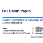 İSU, Gölcük Çiftlik Mahallesi’nde 48 Kilometrelik Altyapı Yenilemesini Tamamladı