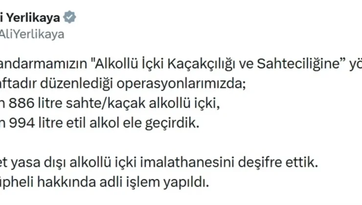 17 ilde kaçak içki operasyonu; 66 şüpheliye işlem yapıldı