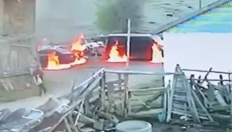 4 aracı yakılan muhtar: Eve sıçrasaydı facia olacaktı