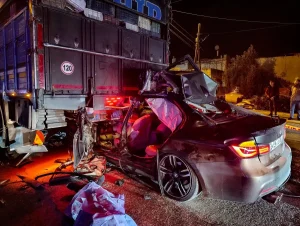 Adana’da kaza: 1 ölü, 2 yaralı