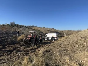 Adıyaman’da devrilen traktörün sürücüsü öldü