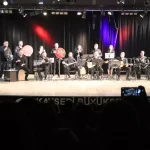 Adliye çalışanlarının kurduğu ritim topluluğu konser verdi; Başsavcı türkü söyledi