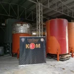 Afyonkarahisar’da 20 ton kaçak akaryakıt ele geçirildi