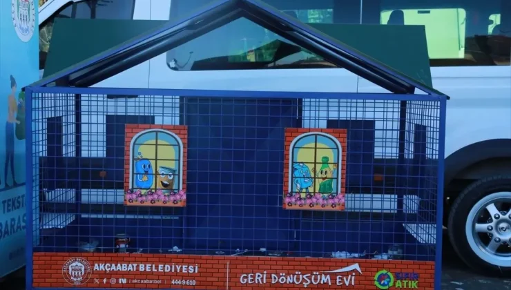 Akçaabat Belediyesi “Geri Dönüşüm Evi” uygulamasını hayata geçirdi