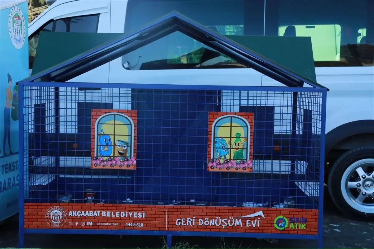 Akçaabat Belediyesi “Geri Dönüşüm Evi” uygulamasını hayata geçirdi