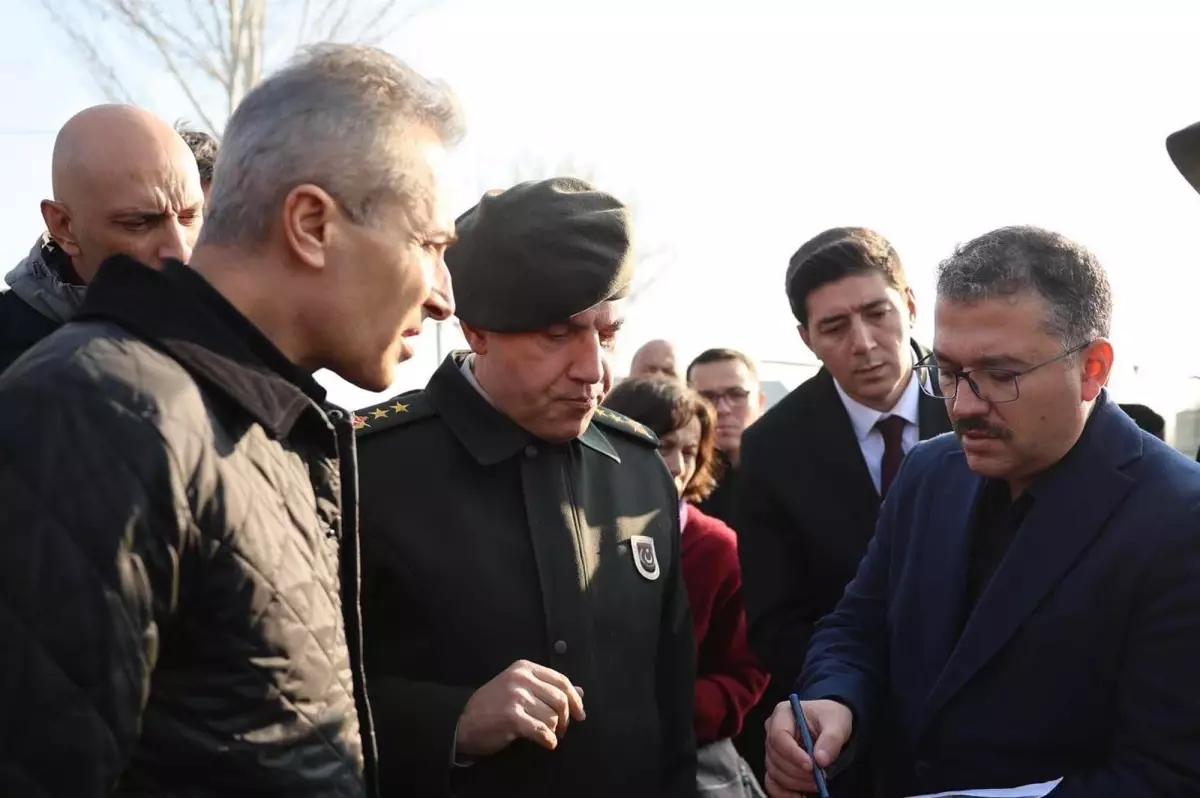 Alican Sınır Kapısı’nın teknik altyapısı incelendi