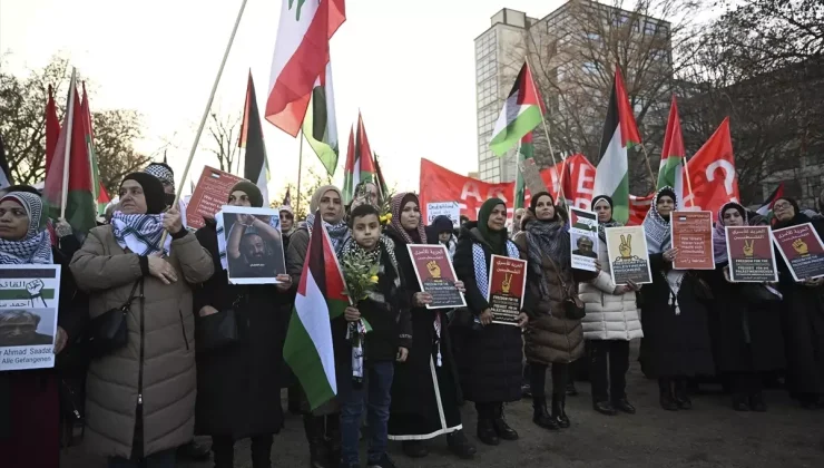 Almanya’da Filistin’e destek gösterisi düzenlendi