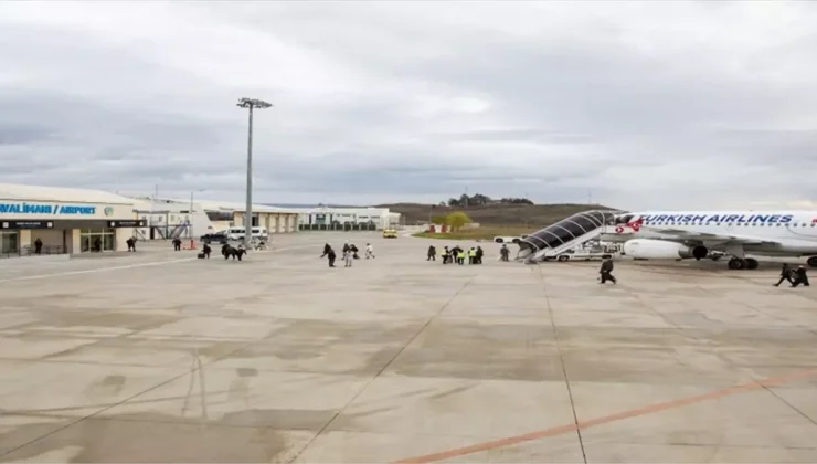 Amasya Merzifon Havalimanı Kasım ayında 14 bin 74 yolcuya hizmet verdi